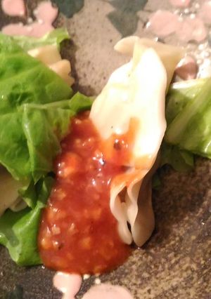 ぎょうざと辛ウマソース-レシピのメイン写真