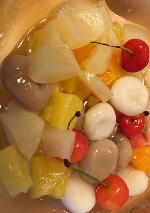 白玉入りフルーツポンチ-レシピのメイン写真