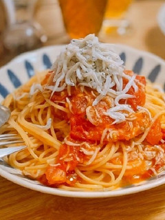 簡単☆シンプル☆トマトとシラスのパスタ-レシピのメイン写真