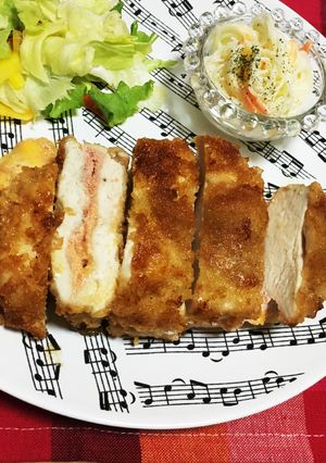 コストコ明太子♪鶏むね肉の明太チーズ挟み-レシピのメイン写真