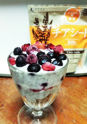 ファインチアシードで大満足朝食パフェ-レシピのメイン写真