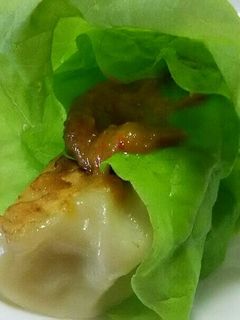 チシャ巻き餃子-レシピのメイン写真