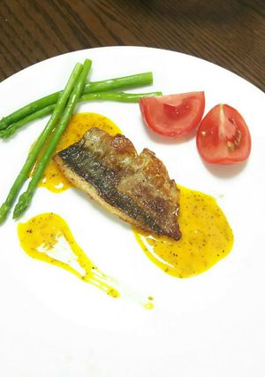 鰺のムニエル ベアルネーズソース-レシピのメイン写真