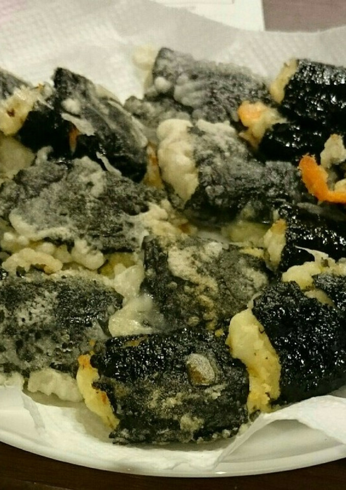 ﾎﾟﾃﾄｻﾗﾀﾞののり巻き揚げ-レシピのメイン写真