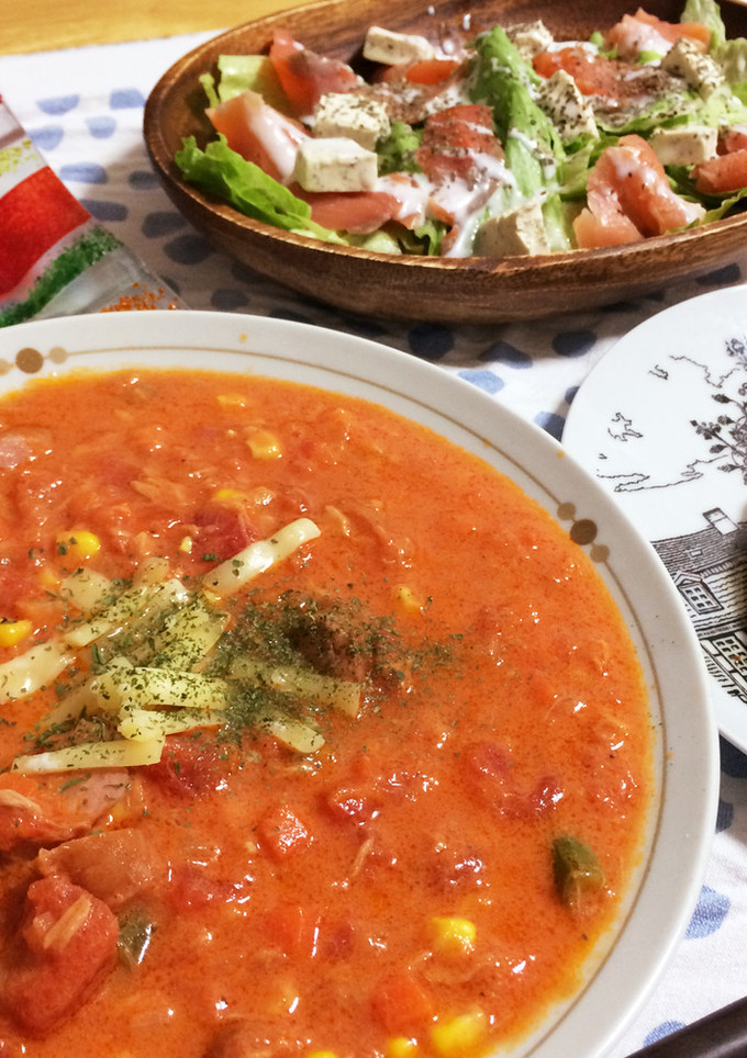 トマトクリームスープ【生クリーム無し】-レシピのメイン写真