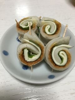 簡単!ちくわチーズ巻き-レシピのメイン写真