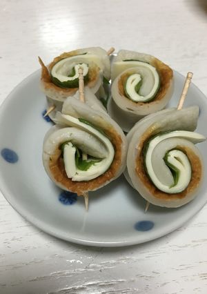 簡単！ちくわチーズ巻き-レシピのメイン写真