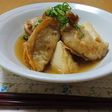 揚げ餃子と厚揚げのおろしなめこ煮