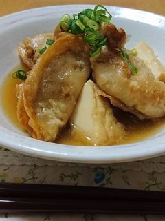 揚げ餃子と厚揚げのおろしなめこ煮-レシピのメイン写真