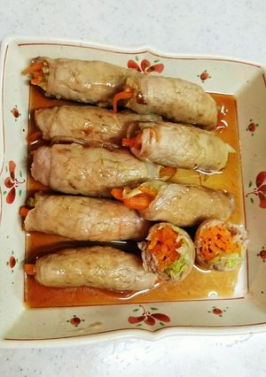 子どものお弁当に☆野菜の肉巻き-レシピのメイン写真