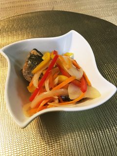 圧力鍋で簡単ヘルシー!鯵の南蛮煮☆-レシピのメイン写真