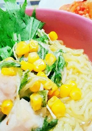 もちもち鶏天のせ☆海鮮ラーメン-レシピのメイン写真