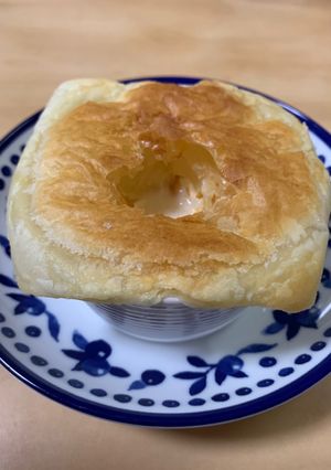 簡単きのこスープのポットパイ-レシピのメイン写真