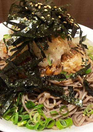 おろし納豆冷やし蕎麦 お酒の〆にも♡-レシピのメイン写真