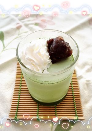 簡単！レンジでチンして☆抹茶プリン☆-レシピのメイン写真