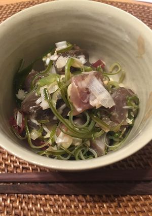 ビールにあう!カツオの岩塩ガーリック-レシピのメイン写真