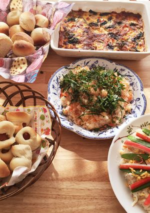シャケ&とびっこの混ぜ御飯-レシピのメイン写真