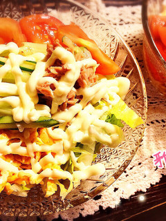 サラダうどん♪-レシピのメイン写真