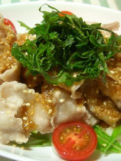 ☆ごまだれ☆豚の冷しゃぶ☆-レシピのメイン写真