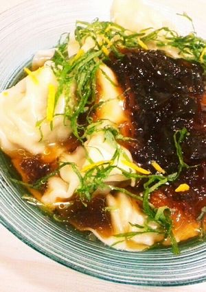 さっぱり水餃子～柚子ポンジュレ～-レシピのメイン写真