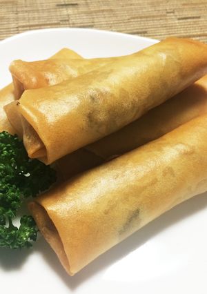 豚バラと味付きメンマの☆春巻き☆-レシピのメイン写真