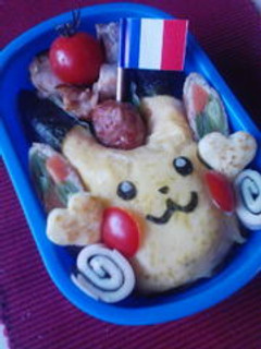 キャラ弁!ピカチュウ♡-レシピのメイン写真