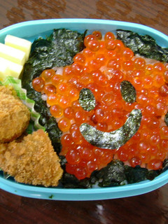 イクラ丼弁当-レシピのメイン写真