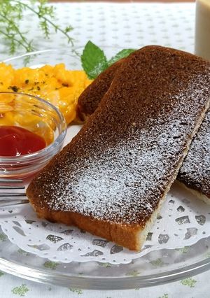 至福のひと時～カフェオレバタートースト～-レシピのメイン写真