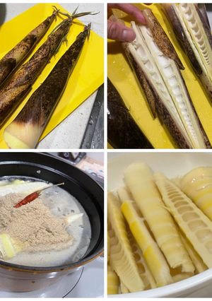 簡単　真竹のぬか茹で（2026）-レシピのメイン写真