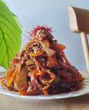 蒟蒻で節約☆牛肉のチャプチェ☆ダイエット