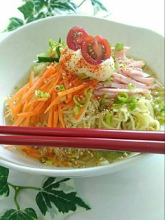 簡単ラーメンスープで極旨☆冷やしラーメン-レシピのメイン写真