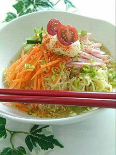 簡単ラーメンスープで極旨☆冷やしラーメン-レシピのメイン写真