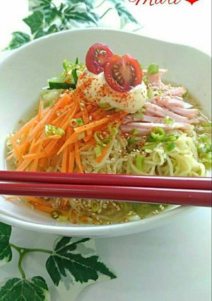 簡単ラーメンスープで極旨☆冷やしラーメン-レシピのメイン写真