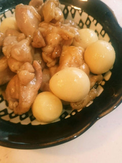 鶏もも肉とうずらのさっぱりレモン煮-レシピのメイン写真