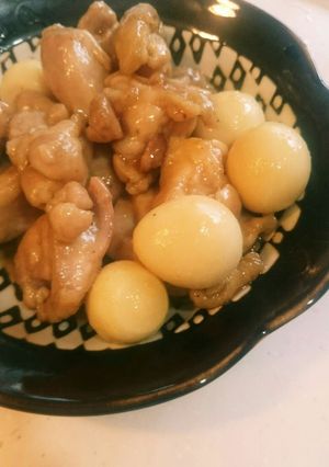 鶏もも肉とうずらのさっぱりレモン煮-レシピのメイン写真