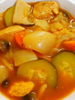 鶏むね肉とキャベツ*ズッキーニのカレー煮-レシピのメイン写真