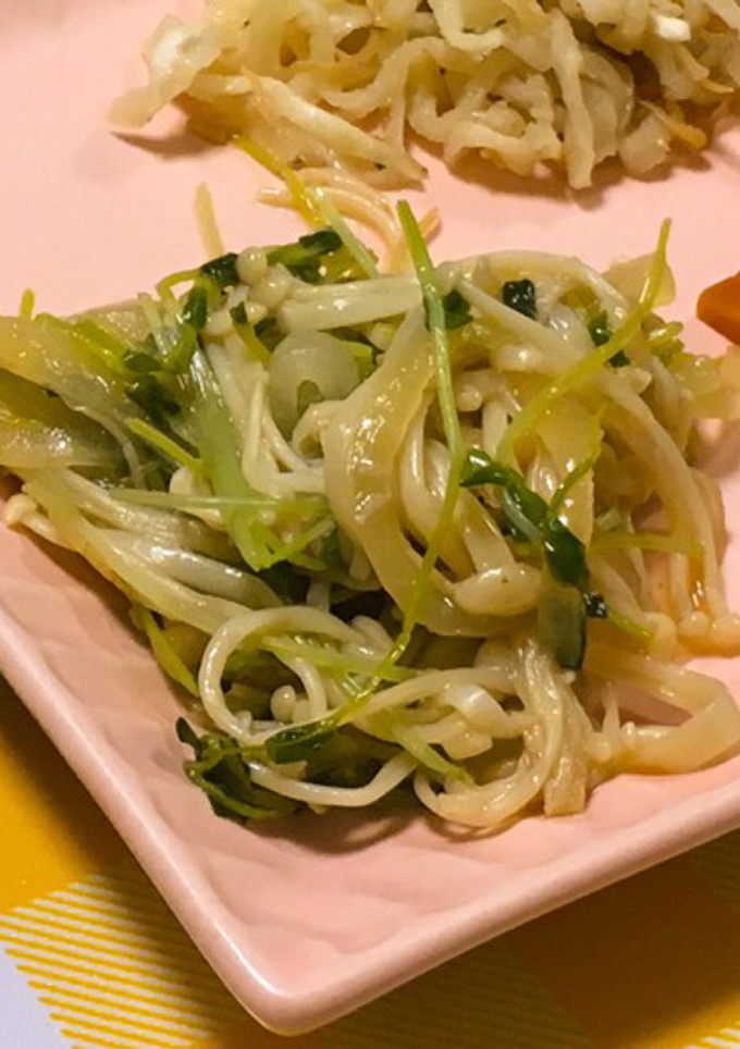 えのきと豆苗のポン酢和え-レシピのメイン写真