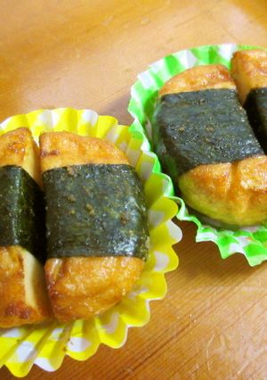 お弁当に♪紀文 魚河岸あげの磯辺焼き-レシピのメイン写真