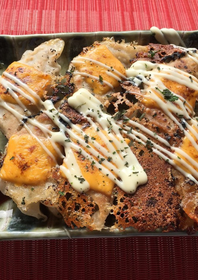 餃子チーズ お好み焼き風-レシピのメイン写真