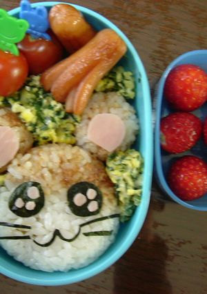 ハム太郎弁当-レシピのメイン写真