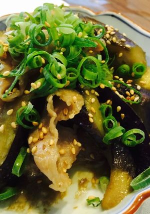 茄子と豚しゃぶの甘味噌炒め-レシピのメイン写真
