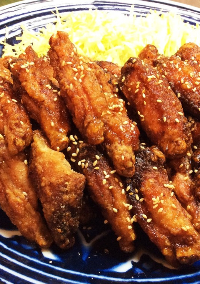 病みつきのウマさ♡鶏手羽中唐揚ポン酢タレ-レシピのメイン写真