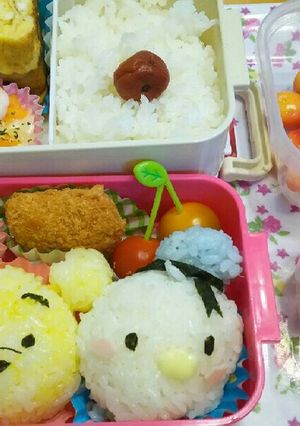 ツムツム デコ弁当-レシピのメイン写真