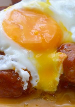 コロコロ揚げライスのトマトカレー風味-レシピのメイン写真