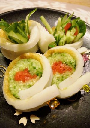 ❤簡単おつまみ竹輪と紅生姜のクルクル❤-レシピのメイン写真