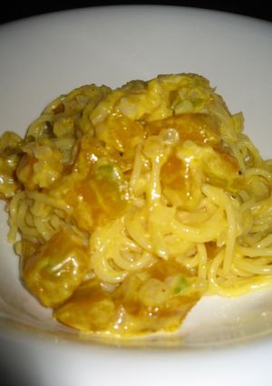 かぼちゃのクリームパスタ-レシピのメイン写真