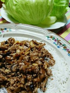 ひき肉のレタス包み-レシピのメイン写真