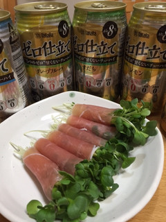 貝割れ大根の生ハム巻き-レシピのメイン写真