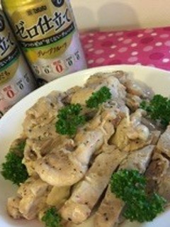 レンジで楽チン!!塩ダレ蒸し鶏-レシピのメイン写真