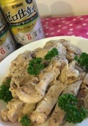 レンジで楽チン!!塩ダレ蒸し鶏-レシピのメイン写真